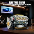 thumbnail image 2 of V8 Engine Building Kit That Runs, Build Your Own MOC Mini V8 Engine Model Toy for Adults, Compatible with Car Set, STEM Building Project for Teens & Kids Boys 8-14 (703 PCS), 2 of 8