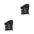 thumbnail image 4 of Yuarrent Herramienta de caza, empuñadura antideslizante, cubierta de goma antideslizante, accesorio de para Glock para G17 negro 2piezas, 4 of 6