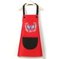 thumbnail image 2 of hengsof Waterproof Rainbow Print Bib for Girls, Stylish Sleeveless Waterproof Stain Resistant Dirt Resistant Bib, Suitable for Children, 2 of 3