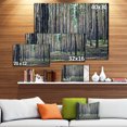 thumbnail image 3 of Forest Road in Thick Woods - Modern Forest Canvas Art, 3 of 4
