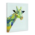 thumbnail image 2 of Stupell Industries Modern Giraffe Abstract Shapes Blue Green Canvas Art, 16 x 20, by Ziwei Li, 2 of 7