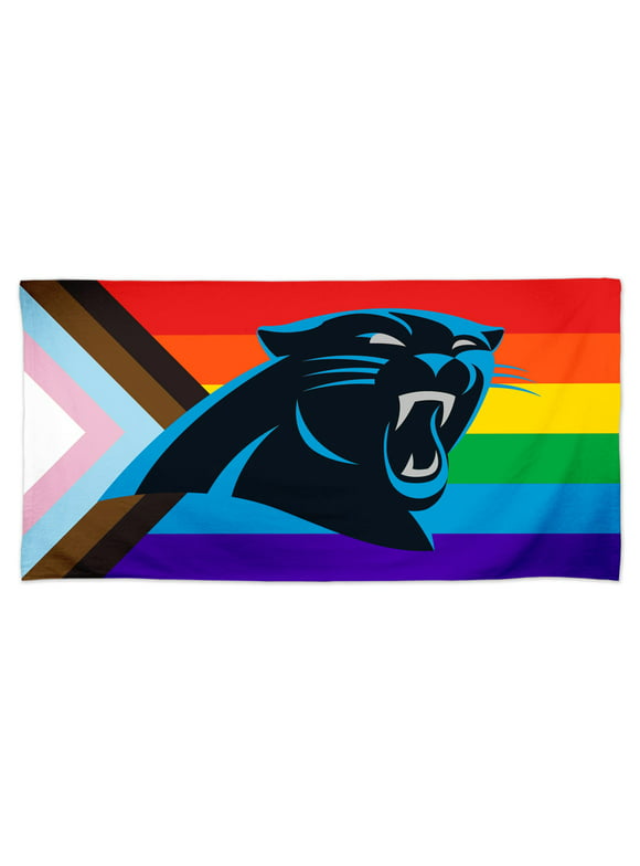 WinCraft Carolina Panthers 30'' x 60'' Pride Spectra Beach Towel