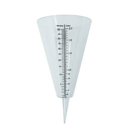 

Plastic Rain Meter 1 Pcs 50mm Max Measure Range Cone Rain Cup Garden Plug-in
