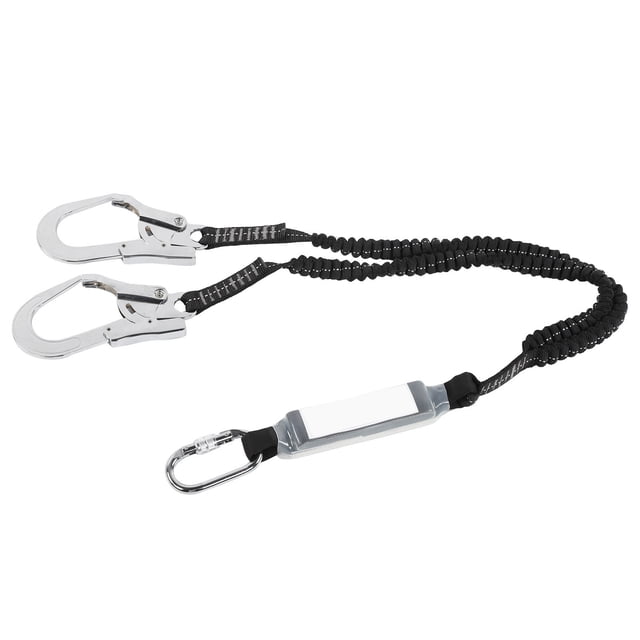 Elastic Hook Safety Belt,Working Aloft Double Steel Working Aloft Safety Belt Anti Elastic Rope Unparalleled Experience