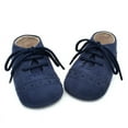 thumbnail image 5 of Baby Boys Girls Soft Sole Moccasins Lace-up Infant Toddler Shoes Sneaker, 5 of 6