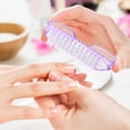 thumbnail image 4 of Flexible Plastic Bristles Handle Grip Nail Brush, Vibrant Colors Add Joy To Your Cleaning Routine, Ergonomic Design Ensures A Comfortable Grip, 4 Pieces, 4 of 5