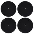 thumbnail image 1 of Shisuyan 4pcs Vinyl Record Protective Mat Anti-Static Record Mat Disc Protective Mat, 1 of 8