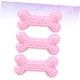 thumbnail image 4 of Juguete de goma para perros para aliviar el aburrimiento, color rosa, tamaño pequeño, 80g, rechinar los dientes, resistente a las mordeduras y juguete óseo explosivo, 4 of 5