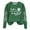 Green Sweatshirts, variant on Htigea Long Sleeve Sweatshirts for Women Cute Dog Paw Print Pullover Tops Fall Crewneck Sweatshirt for Everyday Pink S