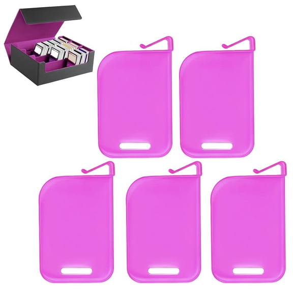 SharkTRUE Trading Card Box Dividers,Portable Baffle Clips Storage Partitions For Game Cards,Card Box Divider Clapboard,Trading Cards Organization & Collection