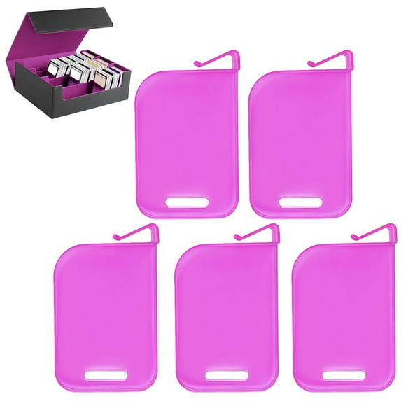 SharkTRUE Trading Card Box Dividers,Portable Baffle Clips Storage Partitions For Game Cards,Card Box Divider Clapboard,Trading Cards Organization & Collection