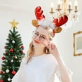 thumbnail image 5 of Tocado navideño, accesorios para el cabello, tocado de astas, Navidad, linda bola de pelo, niña, corazón, vestido festivo, accesorios para el cabello, 5 of 5