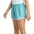 thumbnail image 3 of Girls 7-16 adidas Woven Athletic Shorts Color: Green Size: MEDIUM, 3 of 4