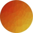 thumbnail image 1 of Ahgly Company Indoor Round Patterned Neon Red Area Rugs, 3' Round, 1 of 6