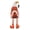 Orange, variant on Halloween Decor Indoor Faceless Gnome Doll Creepy Spooky Halloween Decorations Orange Long Legged Swedish Scandinavian Gnome Figurine for Shelf Porch Tabletop Home Decor