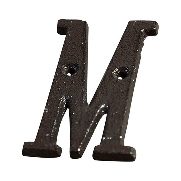 Creative Alloy Wrought Iron Number Letter Creative DIY House Letter