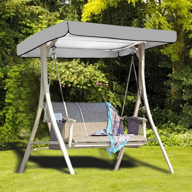 Toile d'Ombrage de Remplacement pour Camping et Randonnée, Housse de Balançoire Imperméable pour Jardin, Patio, Extérieur, Toile d'Ombrage Durable de Remplacement pour Balançoire pour Usage Extérieur