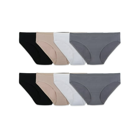 Women's Breathable Micro-Mesh Bikini Panties, 8 (Best Breathable Underwear Women's)
