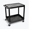 thumbnail image 1 of Luxor Large Flat-Top and Tub-Bottom Shelf Cart, 1 of 3