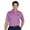 Iris Orchid, variant on Monterey Club Men's Vertical Jacquard Texture Solid Golf Polo Shirt #1043