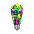 thumbnail image 1 of LED Stained Glass Light Bulb LED Bulbs 4W E26 Base ST19 LED Colored Light Bulb Stained Glass Bulb For Decoration Home Lighting Garden Balcony 1Pack, 1 of 6