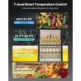 thumbnail image 4 of VEVOR Commercial Merchandiser Refrigerator, 11.47 CU.FT Glass Door Display Refrigerator, Upright Beverage Refrigerator Cooler Merchandiser with 4 Adjustable Shelves, Casters, Soft LED Light, Black, 4 of 9