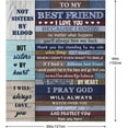 thumbnail image 3 of Gifts for Best Friends Women Blanket 60"x50", Best Friend Birthday Gifts, Friendship Gifts for Women Friends, Bestie Gifts for Women, Gifts for Friends Female Sister, Birthday Gifts for Friend, 3 of 6