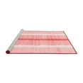 thumbnail image 2 of Ahgly Company Machine Washable Indoor Square Abstract Red Modern Area Rugs, 7' Square, 2 of 4