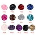 thumbnail image 4 of Women Autumn Spring Summer Hats Stretch  Shining Sequins Berets Mix Color Party Show Advertising Caps white, 4 of 9