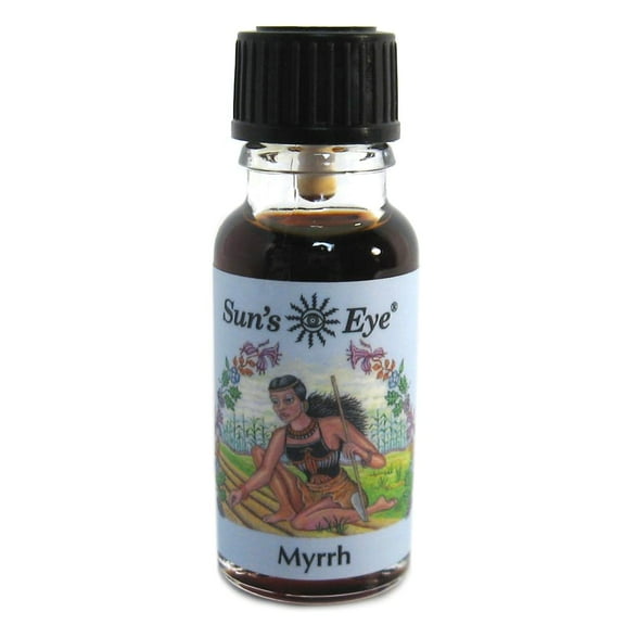 Suns Eye Myrrh Herbal Fragrance Oil - 1/2 Ounce Bottle