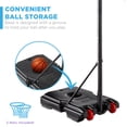 thumbnail image 5 of Best Choice Products Kids Height-Adjustable Basketball Hoop, Portable Backboard System w/ 2 Wheels - American Flag, 5 of 7