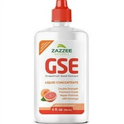 Zazzee Grapefruit Seed Extract (GSE) | 2X Potency | Maximum | High Absorption mg Serving Liquid Concentrate, Non-GMO All-Natural