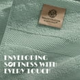 thumbnail image 3 of White Classic Wealuxe Green Bath Towels 24x50 inch, Cotton Towel Set for Bathroom, Hotel, Gym, Spa, Soft Extra Absorbent Quick Dry 6 Pack, 3 of 8