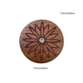 thumbnail image 3 of Portable Round Bread Knife for Soft Bread - Wood Handle Stainless Steel Cutter for Home Kitchen & Camping, 3 of 5