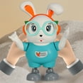 thumbnail image 6 of Dancing Singing Robot Toy, Cute Bunny with LED Lights & Music, Projection & Movement, Interactive Kids Toy, Gift for Toddlers, 6 of 7