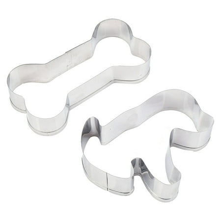 

6pcs Stainless Steel Biscuit Baking Molds Bone Dog Shaped Baking DIY Molds