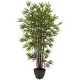thumbnail image 2 of Nearly Natural 6Ft. Bamboo Silk Tree With Planter, 2 of 4