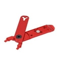 thumbnail image 1 of Alicates para eslabones de cadena de bicicleta, aleación de aluminio, herramienta de reparación multifuncional 4 en 1, abrazadera para alicates de cadena, color rojo, 1 of 14