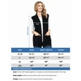 thumbnail image 6 of Turtle Bay New York Women's Long Sleeveless Open Front Soft Shawl Collar Vest, 6 of 6