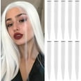 thumbnail image 1 of LAICAIW Extensions de Cheveux Colorées de 22 Pouces, Mèches de Fête Multicolores à Clipser, Extensions de Cheveux Synthétiques (10 Pcs-Blanc), 1 of 6