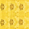 thumbnail image 1 of Ahgly Company Indoor Square Oriental Yellow Modern Area Rugs, 7' Square, 1 of 4