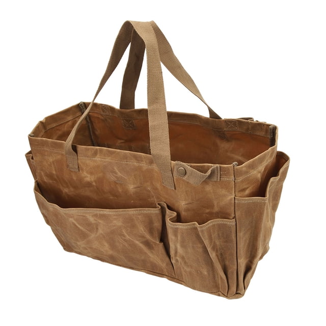 Bolsa de lona impermeable resistente al desgaste, gran capacidad, cómoda bolsa de lona para acampar, color caqui YUNYI BRAND Deportes