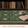 thumbnail image 5 of TURCURNO 8x10 Olive Green Area Rugs, Retro Distressed Non-Slip Washable Durable Indoor Rug for Living Room Dining Room, 5 of 11