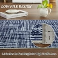thumbnail image 7 of 8x10 Washable Area Rug for Living Room Non-Slip Modern Abstract Solid Stain Resistant Large Bedroom Rug for Home Decor, Blue, 7 of 7