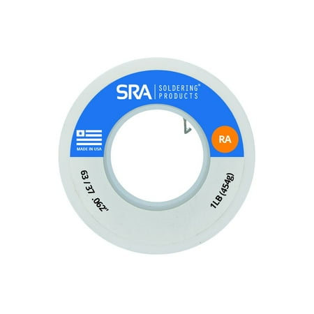 

SRA Rosin Flux Core Solder 63/37 .062-Inch 1-Pound Spool