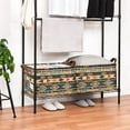 thumbnail image 7 of Ryvnso Boho Tribal Ethnic Storage Bins Large Basket Foldable Cube Toys Organizer with Handles 1 PC, 7 of 7