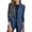 Navy, variant on Baqcunre Blazer For Women 2023 New Small Suit Jacket Women's Casual Long Sleeve Lapel Button Coat In A Solid Color Womens Jacket Womens Fall Fashion 2023 Black L
