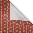 thumbnail image 4 of Ambesonne Christmas Valance Pack of 2, Green Tree on Stripes, 54"X18", Red Green White, 4 of 5
