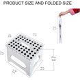 thumbnail image 2 of wqlpp-Step Stool,Stool,Foot Stool, Step stools for Adults, Folding Step Stool, Kitchen Stool, Folding Stool, Foldable Step Stool ,White 13inch, Casual…, 2 of 4