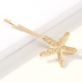 thumbnail image 2 of Diadema de aleación personalizada con forma de concha para crear accesorios para el cabello con pinza para el cabello para vacaciones en la playa. Combinación de materiales ideal para, 2 of 5